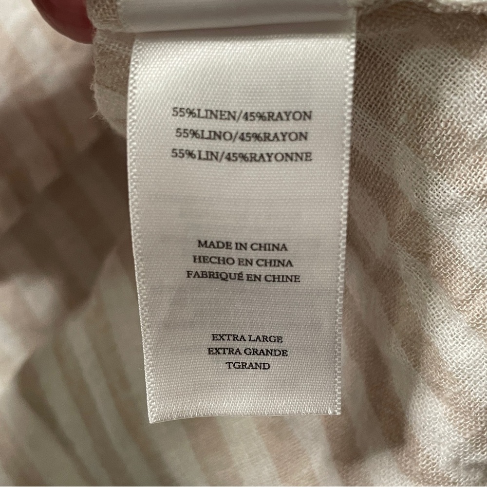 RAILS Linen Blend Angelia Dress in Dune Stripe - Picture 8 of 8
